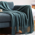 Nordic knitted blanket - Soft & Cozy - Perfect for living room, bedroom & terrace 0