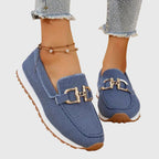 Orthopedic Slip-On Loafer Gold Horsebit Detail 0