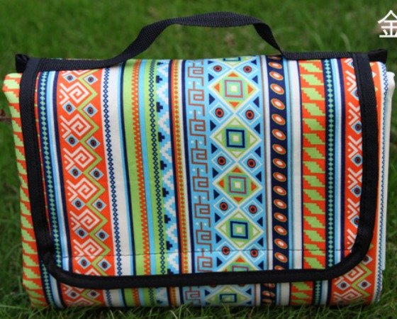 Outdoor deken – Waterdichte picknickdeken met etnisch design voor kamperen en uitstapjes. 11