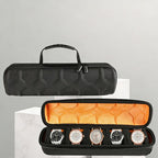 Portable Watch Box for Men - Travel Case Organizer with Anti-Move Storage 1