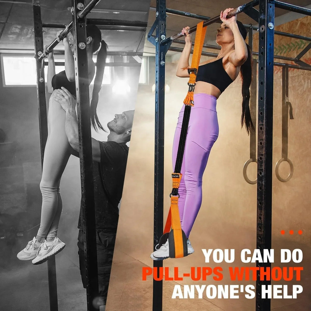 Pull-up assistance band with double foot system | Kalsten 1