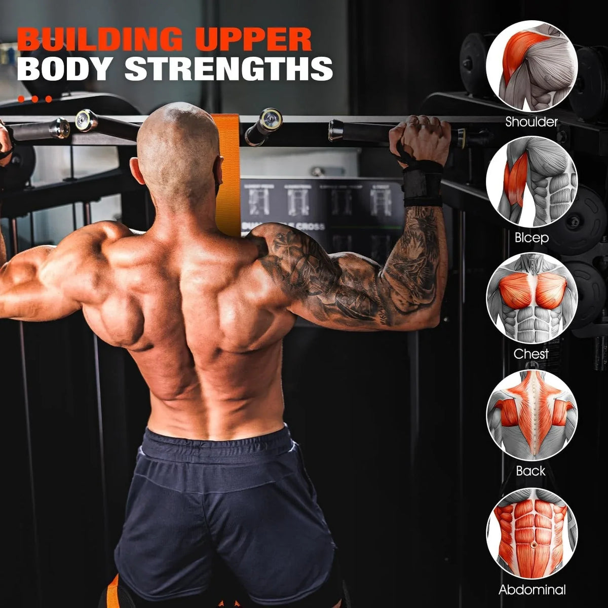 Pull-up assistance band with double foot system | Kalsten 3