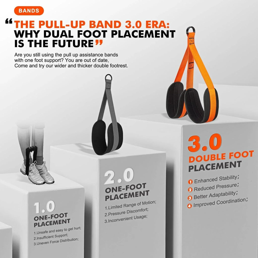 Pull-up assistance band with double foot system | Kalsten 7