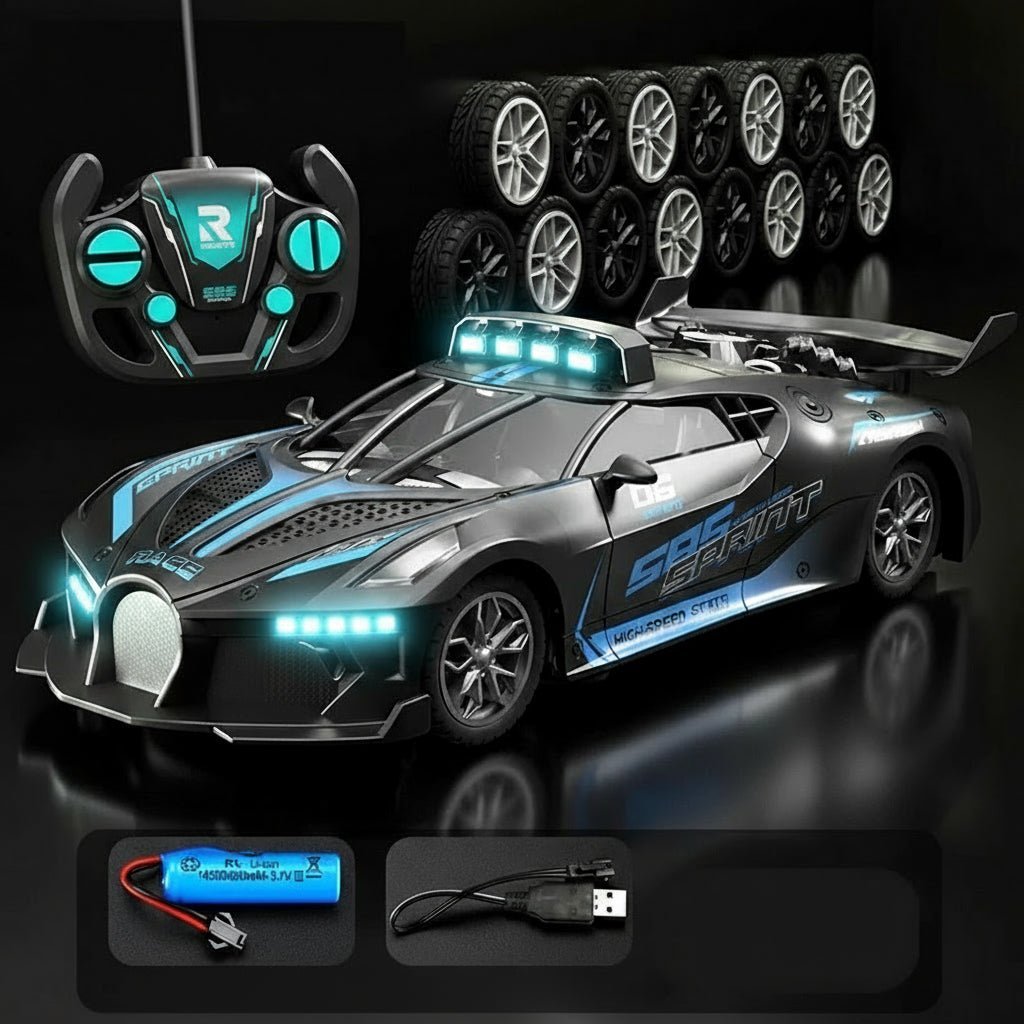 Race Champion – 4CH RC Driftauto met realistisch design en soepele besturing 8