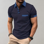 Men's Polo Shirt – Soft Breathable Cotton Blend in Six Colours