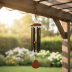 Rana – Windgong voor tuinliefhebbers, elegant metalen ontwerp, rustgevende geluiden 2