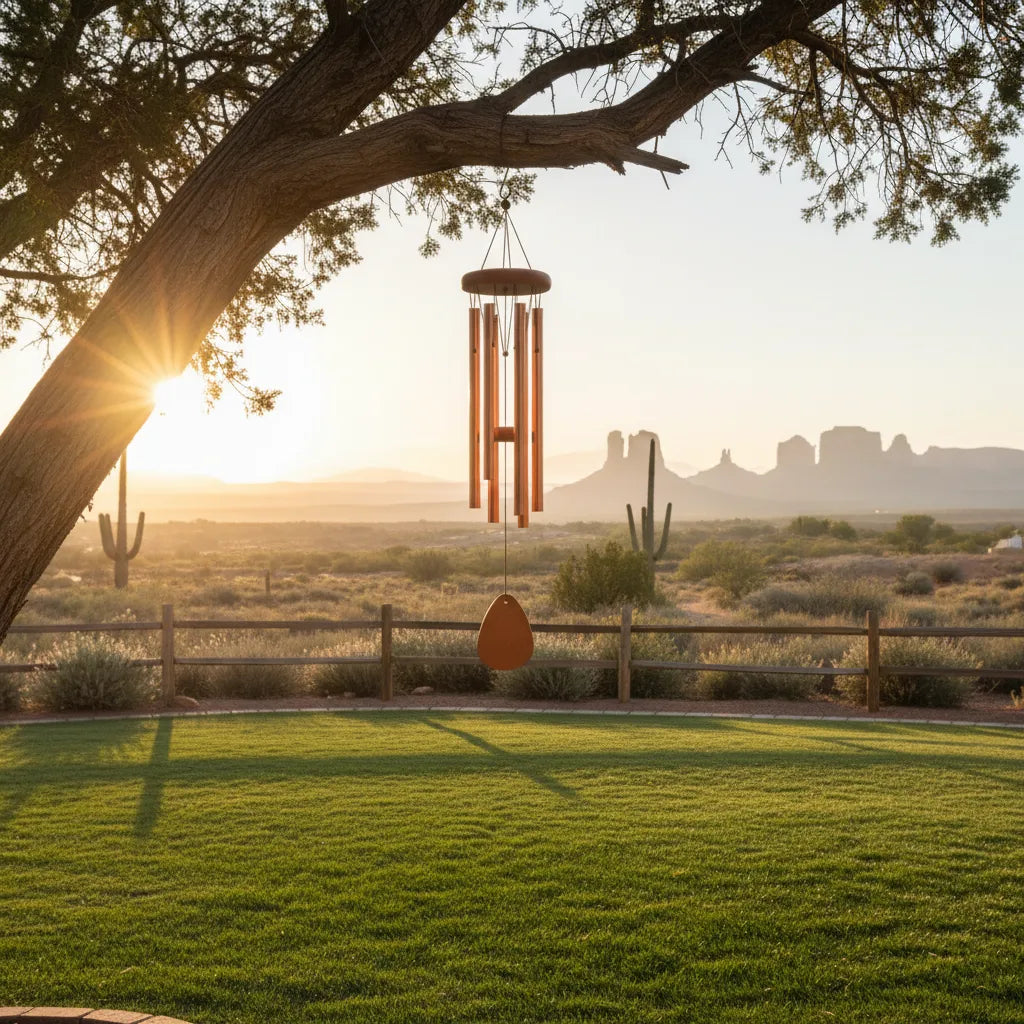 Rana – Windgong voor tuinliefhebbers, elegant metalen ontwerp, rustgevende geluiden 5