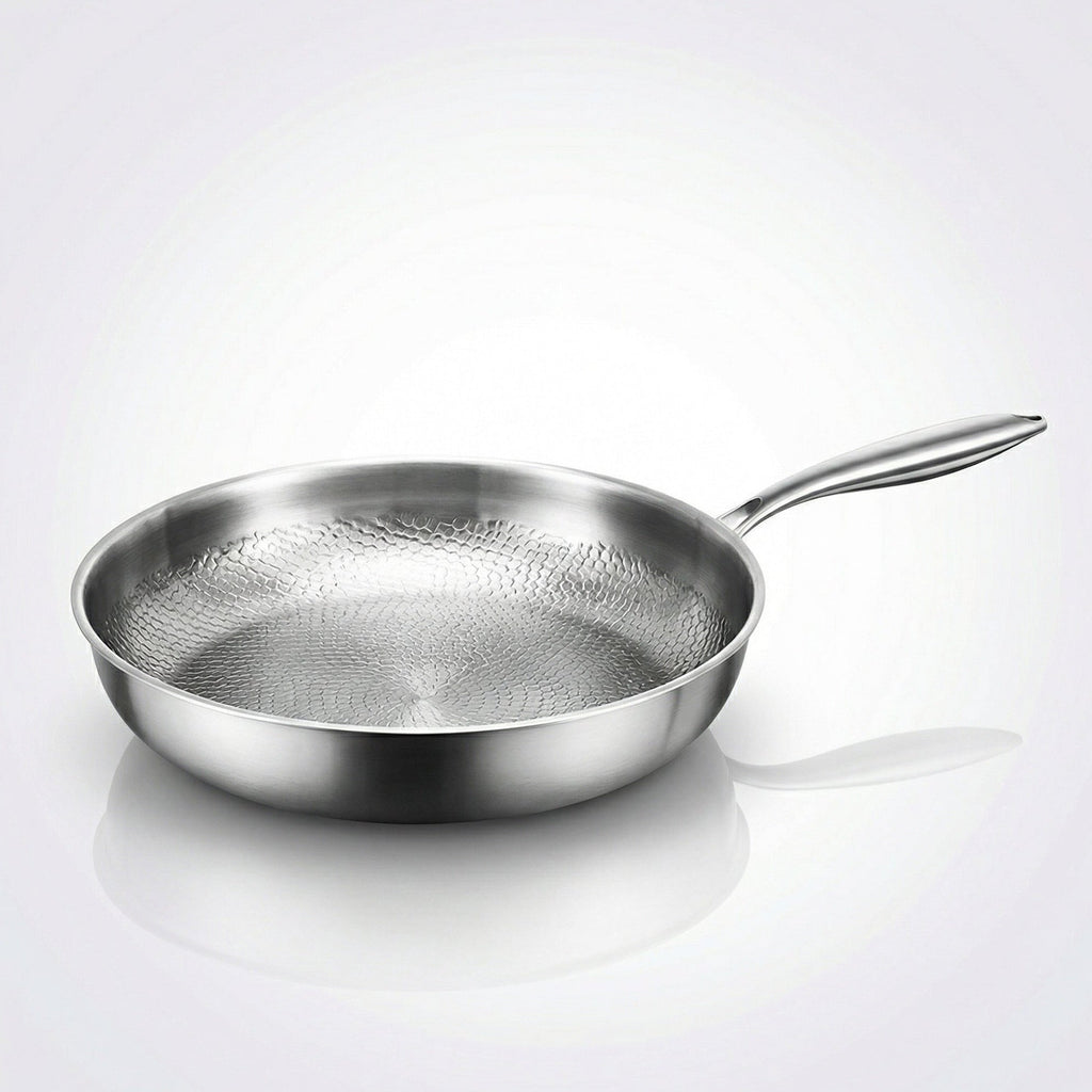 Titanium Frying Pan with Hammered Surface – Non-Stick, All Hobs