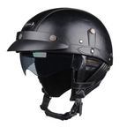 Retro Motorhelm Heren en Dames - DOT-gecertificeerd, Lichtgewicht en Ademend 6