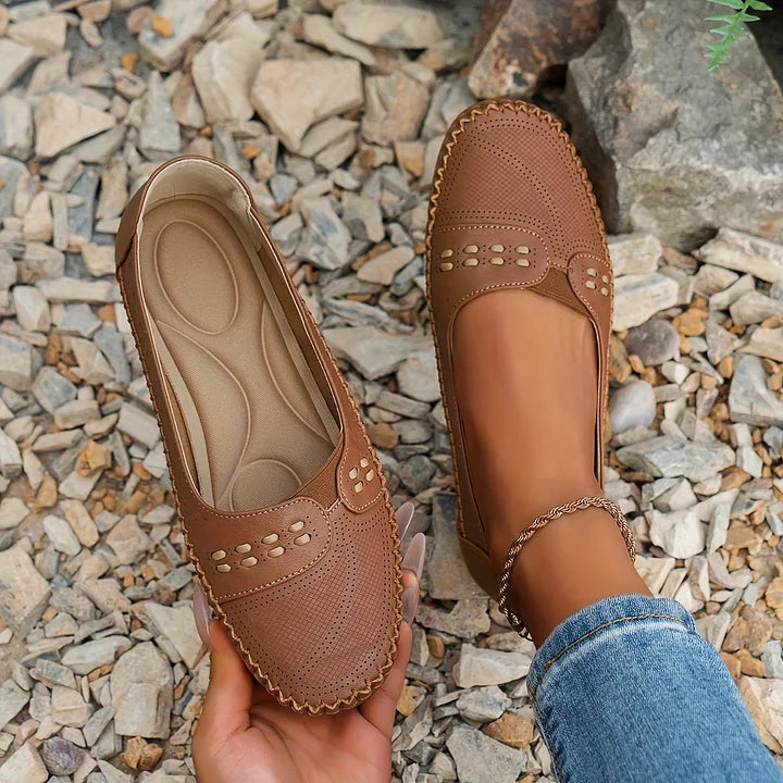 Rovella | Breathable Comfort Loafers Women Slip-On Flats 1