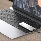 External Hard Drive 4TB – USB-C, Slim Body and Plug-and-Play Setup