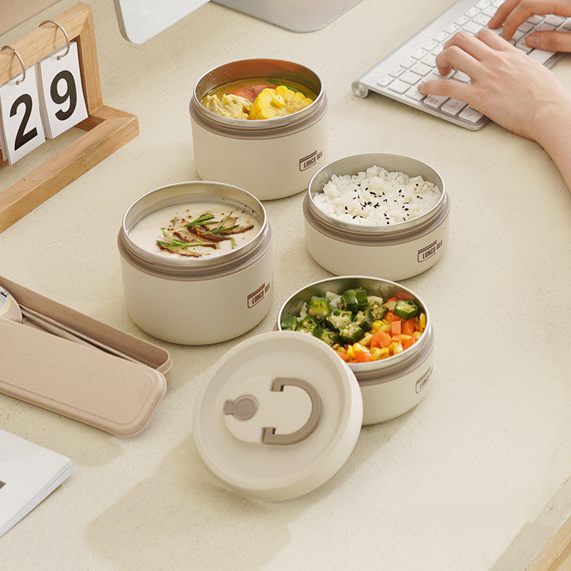 Thermal Lunch Box – Double-Walled Stainless Steel, Leak-Proof Seal