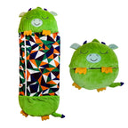 2-in-1 Kids Sleeping Bag – Soft, Hypoallergenic & Transformable into a Cuddly Toy
