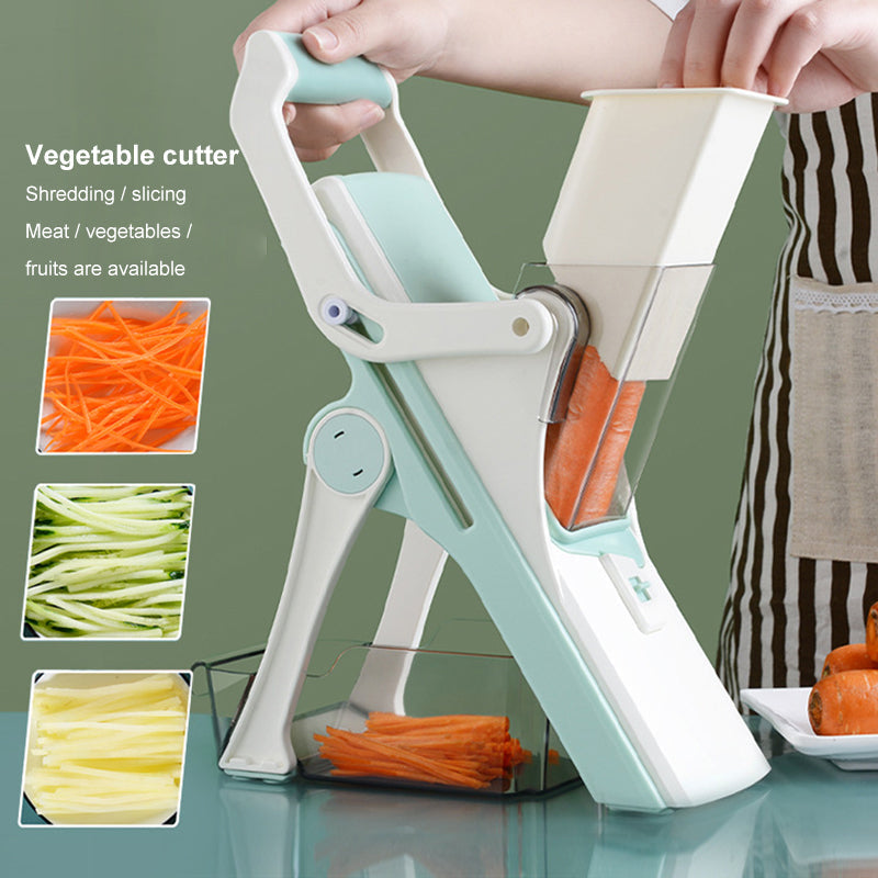 Safe Mandoline Vegetable Slicer — 30+ Cuts, Julienne & Dice 1