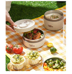 Thermal Lunch Box – Double-Walled Stainless Steel, Leak-Proof Seal