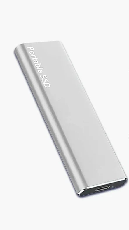 External Hard Drive 4TB – USB-C, Slim Body and Plug-and-Play Setup