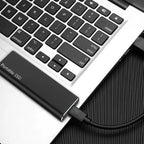 External Hard Drive 4TB – USB-C, Slim Body and Plug-and-Play Setup