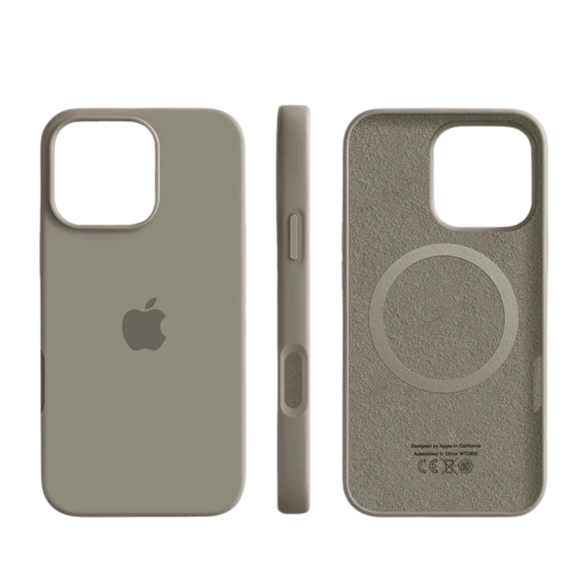 Silicone Case Compatible with MagSafe with Soft Surface for iPhone 3