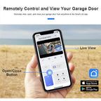 Smart Garage WiFi Security Camera | 2MP Night Vision Wireless Network Camera, EU/UK/US 8