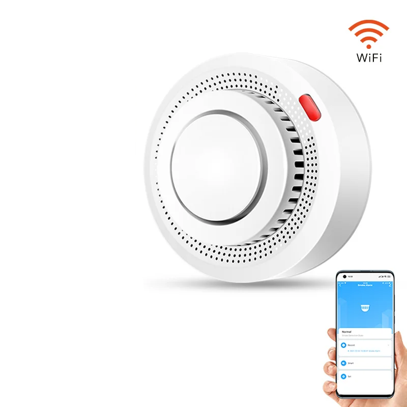 Smart WiFi Smoke Detector with 85dB Alarm and Mobile Alerts for Fire Safety 6