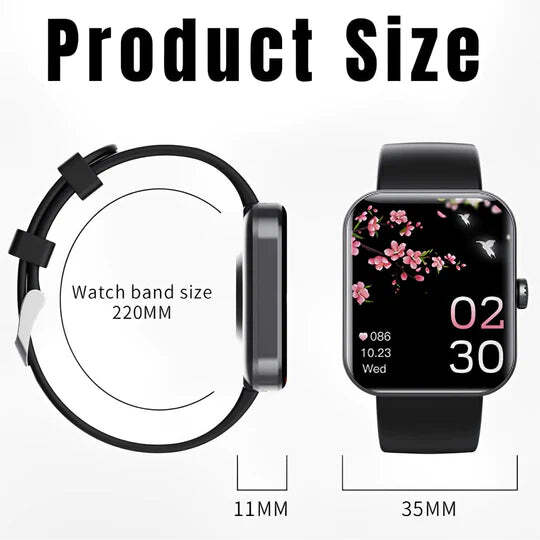 Smartwatch with Non-Invasive Blood Glucose Monitoring, Fitness Tracking, GPS 7