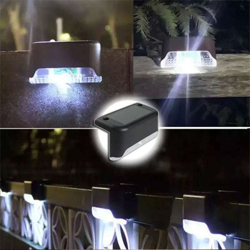 Solar Deck Lights Outdoor | IP65 Waterproof LED Garden Lamps for Stairs, Fence & Pathway 0