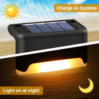 Solar Deck Lights Outdoor | IP65 Waterproof LED Garden Lamps for Stairs, Fence & Pathway 2