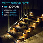Solar Deck Lights Outdoor | IP65 Waterproof LED Garden Lamps for Stairs, Fence & Pathway 4