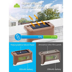 Solar Deck Lights Outdoor | IP65 Waterproof LED Garden Lamps for Stairs, Fence & Pathway 6