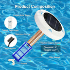 Solar Powered Pool Ionizer with LED Light 5