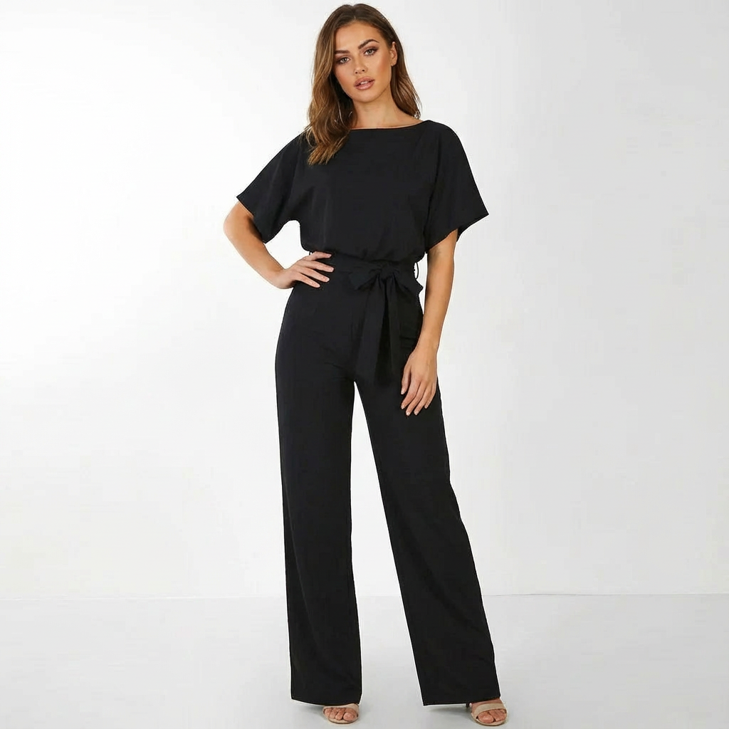 Sophia | Belted Palazzo Jumpsuit 3