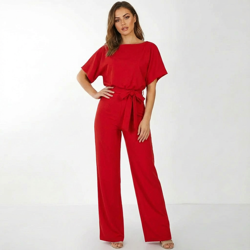 Sophia | Belted Palazzo Jumpsuit 6