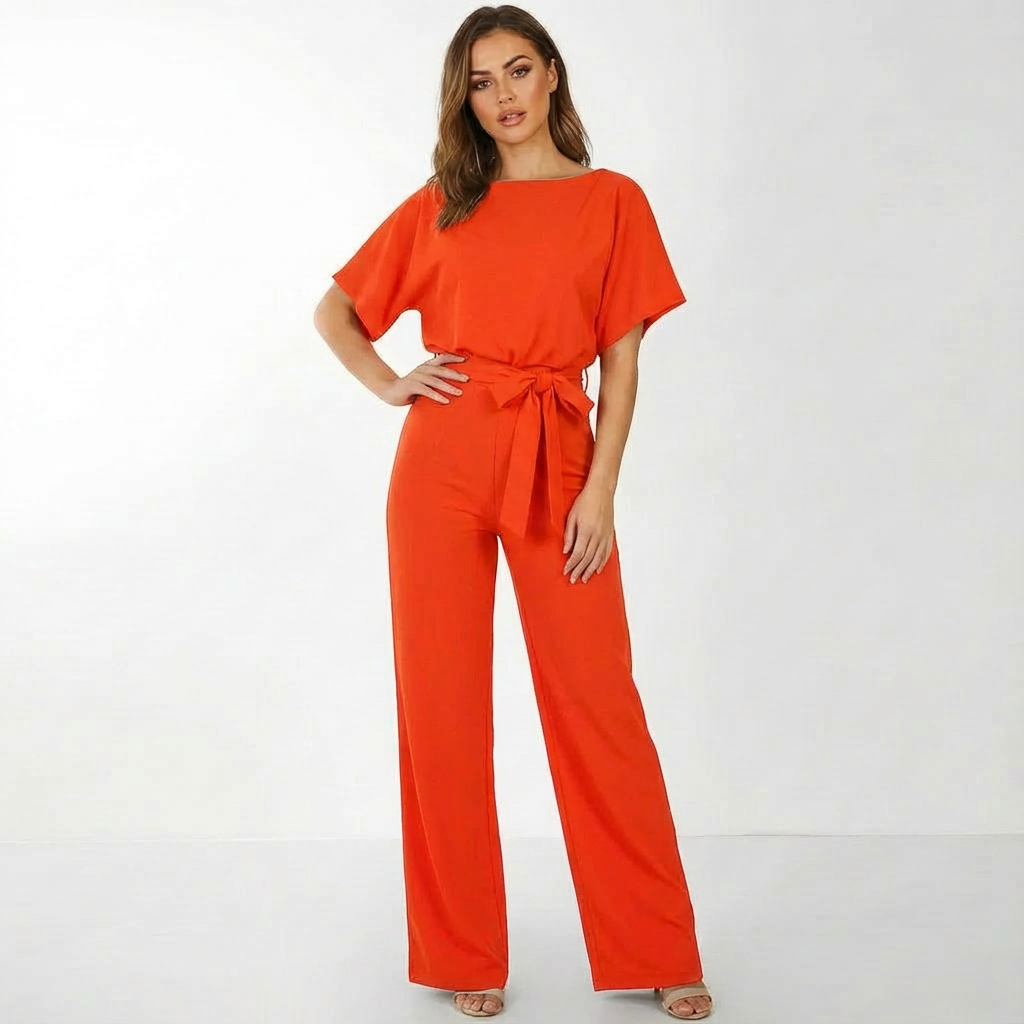 Sophia | Belted Palazzo Jumpsuit 7