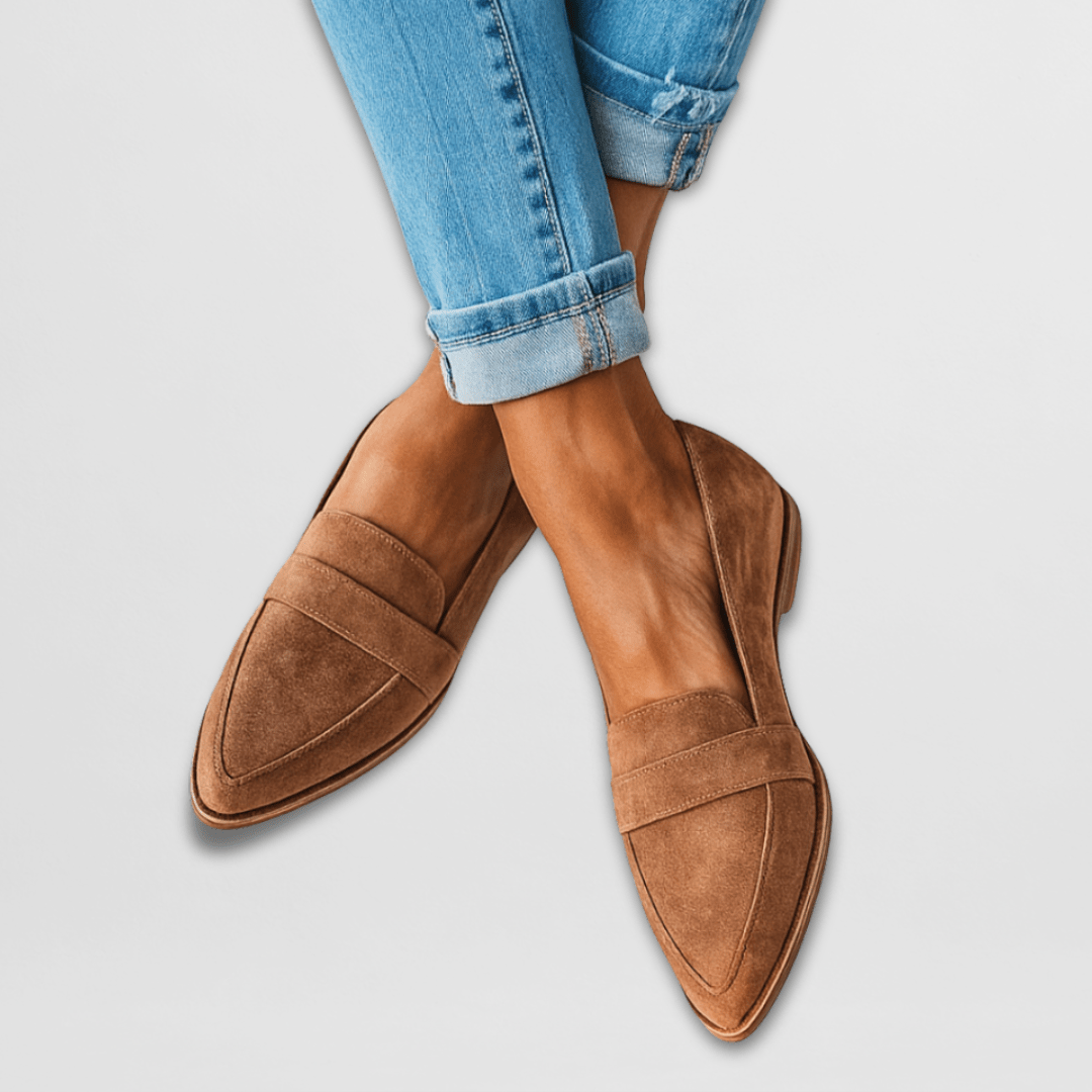 Sorellea | Suede Loafers Soft Cushioned Everyday Comfort 0