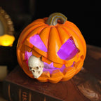 Spookachtige Realistische Jack O'Lantern Halloween Decoratie | Schedel Accessoire 2