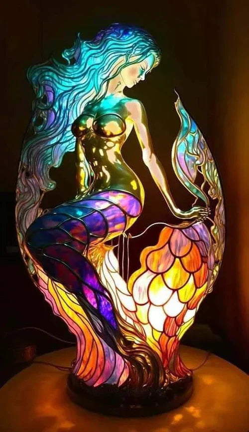 Stained Glass Animal Lamp for Unique Home Decor 10