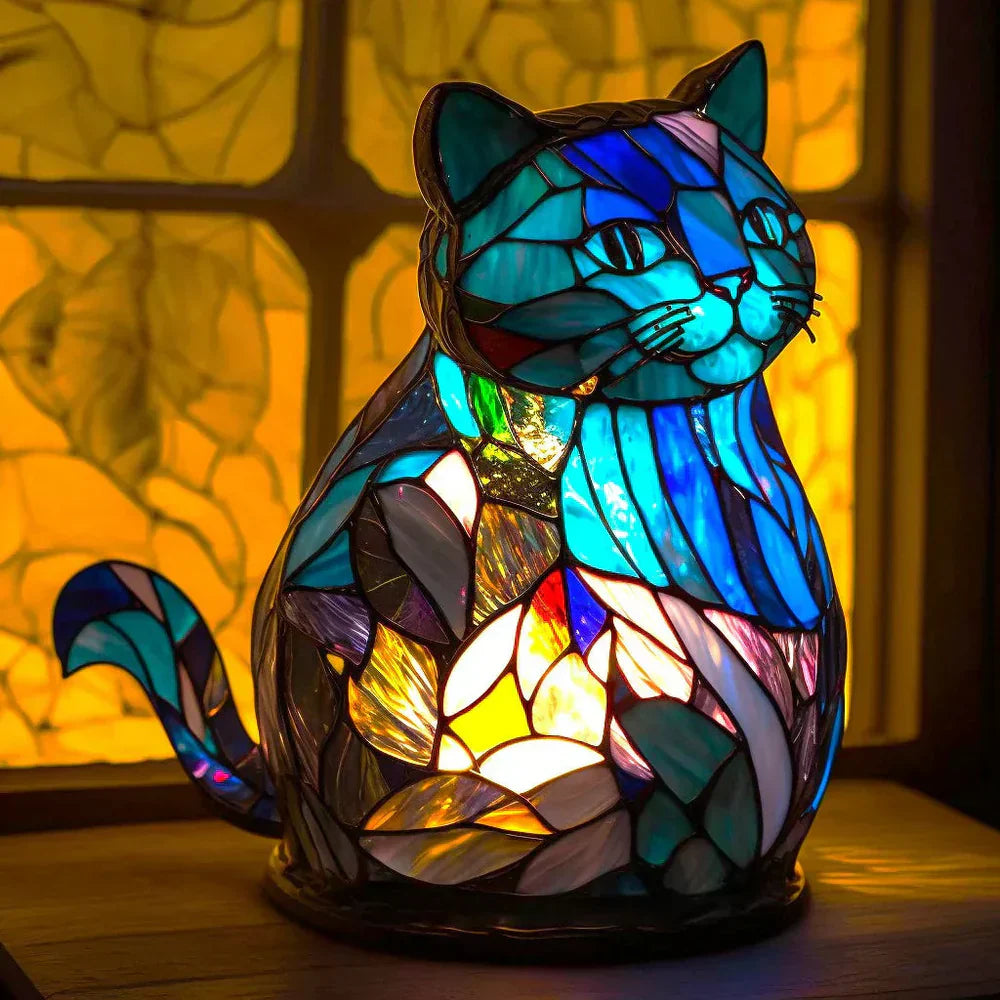 Stained Glass Animal Lamp for Unique Home Decor 6