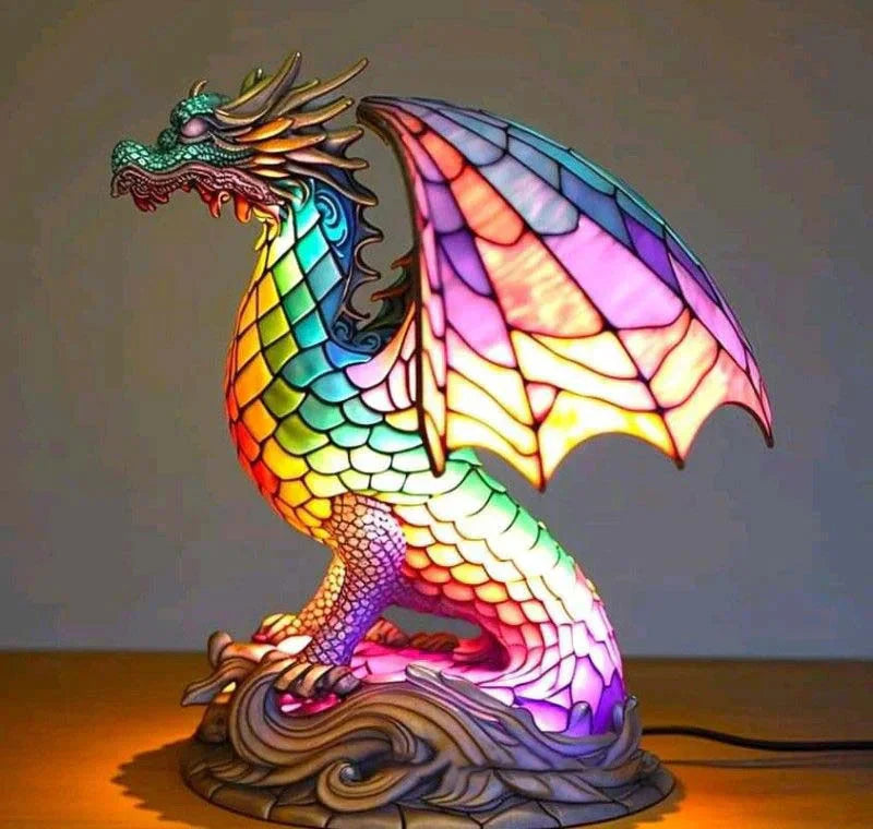 Stained Glass Animal Lamp for Unique Home Decor 7