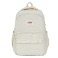 Stylish Polka Dot Ruffled Backpack Kalsten 0