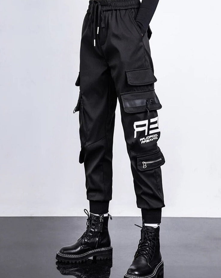 Women’s High-Waist Cargo Joggers | Utility Pockets, Elastic Waist & Streetwear Fit