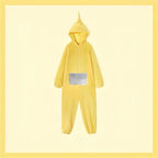 Teletubbies Kostuum Pyjama - Flanel Jumpsuit met Capuchon 0
