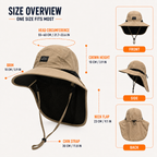 Thrives Outdoor | Brimwick Wide-Brim Hat with Neck Protection 5