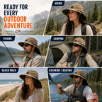 Thrives Outdoor | Brimwick Wide-Brim Hat with Neck Protection 7