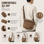 Thrives Outdoor | Canvas Crossbody Messenger Bag 5