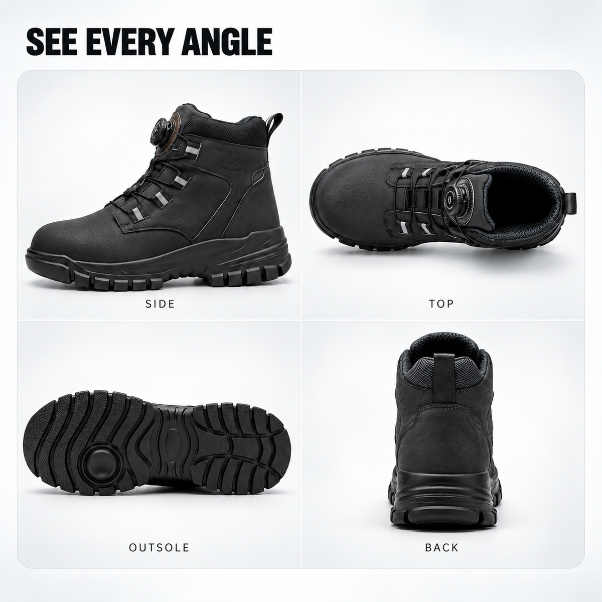 Thrives Outdoor | FortiStride Ankle Height Safety Boots 3
