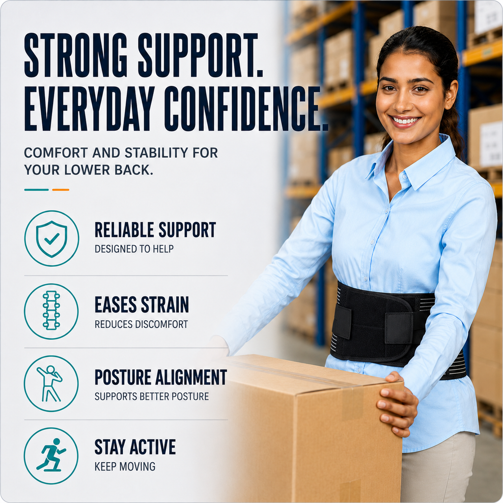 Thrives Outdoor | Spineforte Adjustable Lumbar Support Belt 7