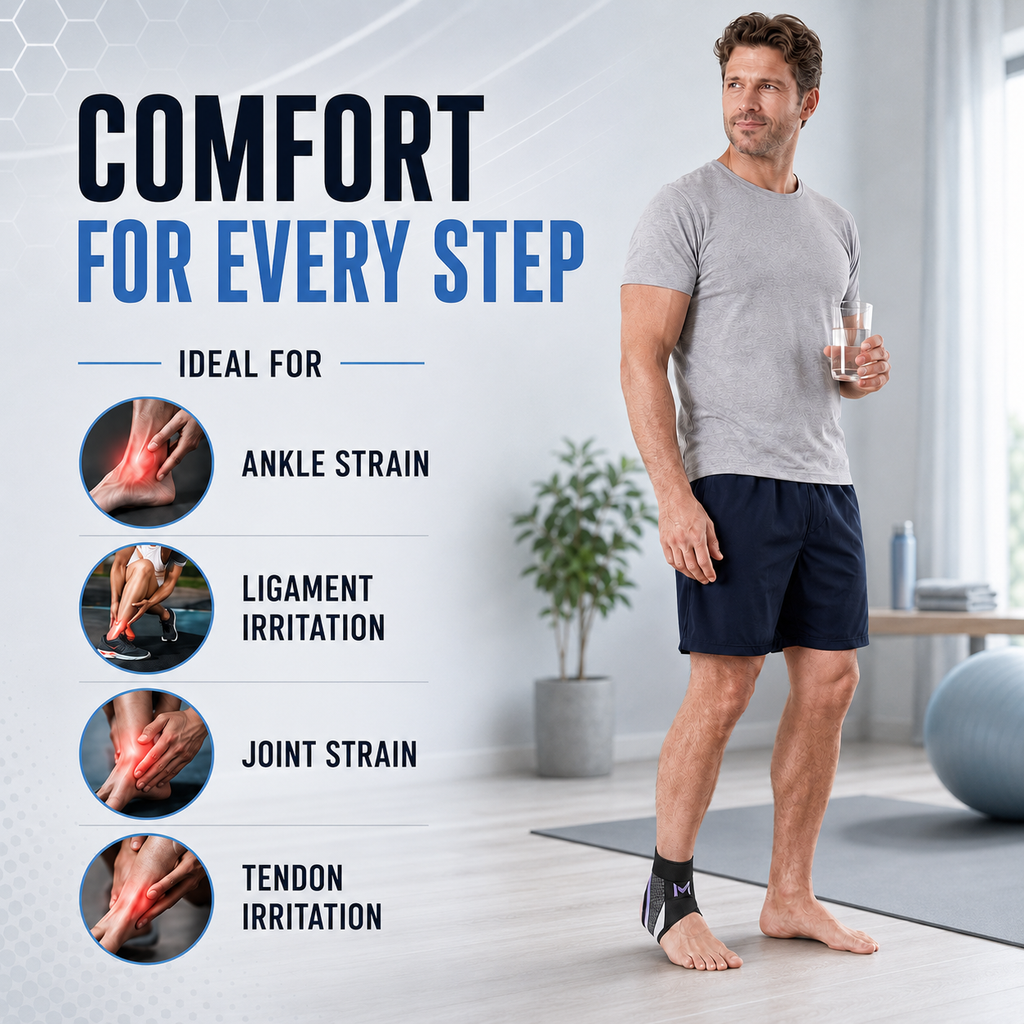 Thrives Outdoor | StrideSentry Adjustable Ankle Support Sleeve 2