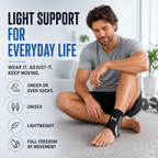 Thrives Outdoor | StrideSentry Adjustable Ankle Support Sleeve 7