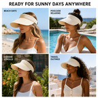 Thrives Outdoor | Vandra Woven Wide Brim Visor 6