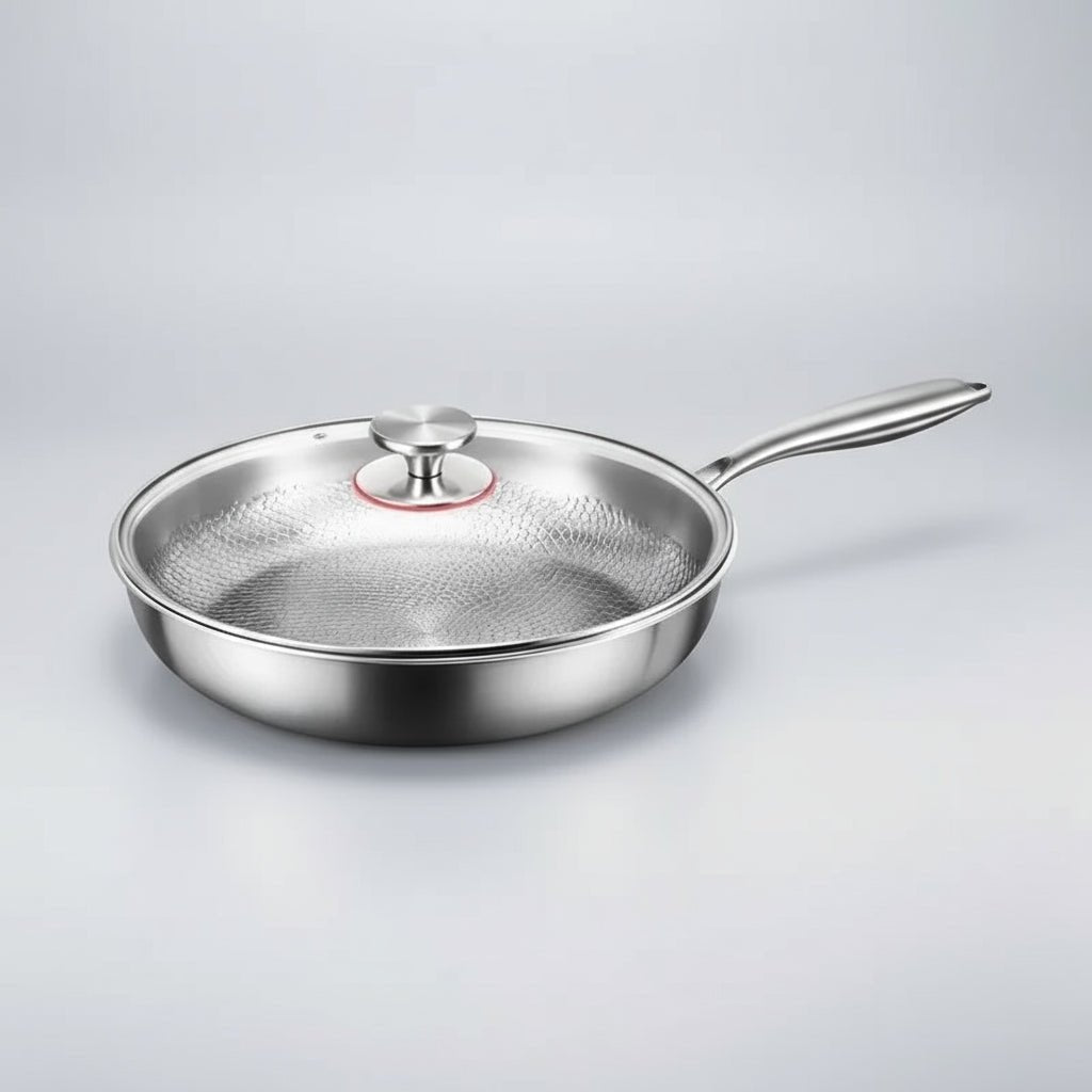 Titanium | Gehämmerte Bratpfanne mit Antihaftbeschichtung | Induktionskompatibel für müheloses Kochen 6